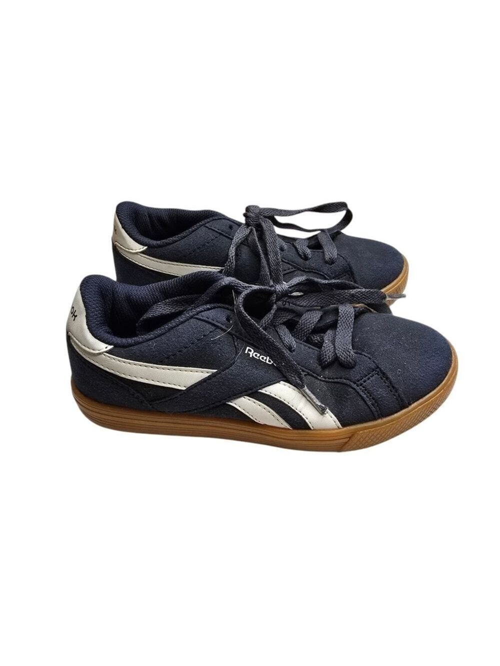 Reebok Blue White Lace Up Sneakers